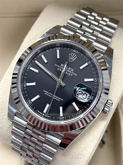 Rolex fluted watch